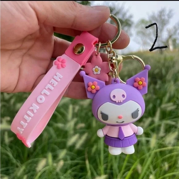 Hello Kitty and Friends Doll 10cm Anime Figurine Key Chains Bag Ornament - Picture 3 of 6